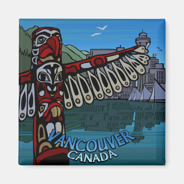 Vancouver Magnet Souvenir Magnet Vancouver Gifts (Front)