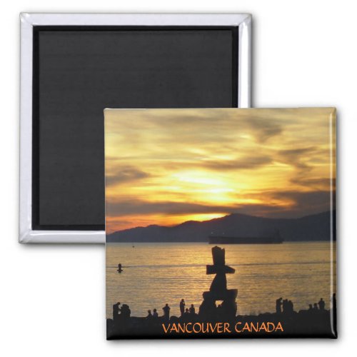 Vancouver Magnet Souvenir Sunset Beach Magnets