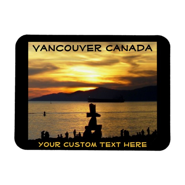 Vancouver Magnet Vancouver CN Personalized Magnet (Horizontal)