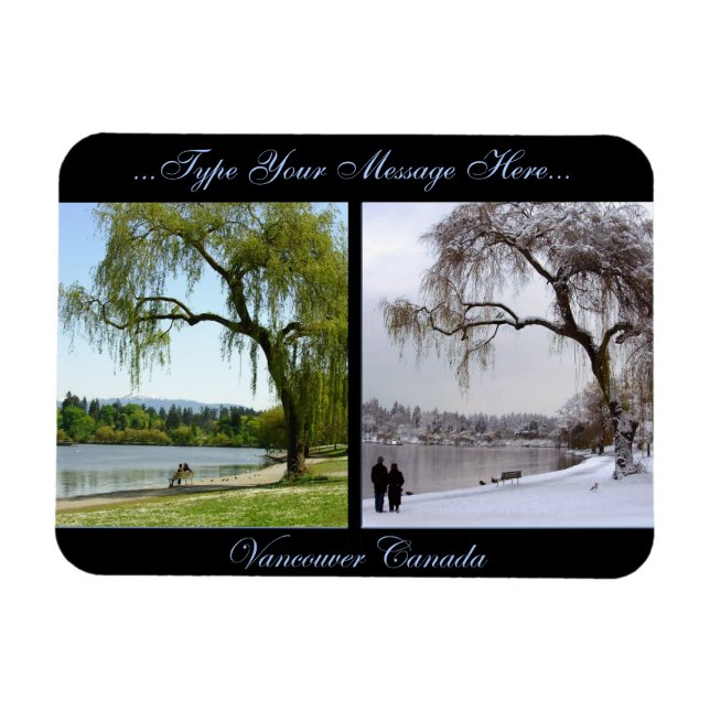 Vancouver Magnet Vancouver CN Personalized Magnet (Horizontal)