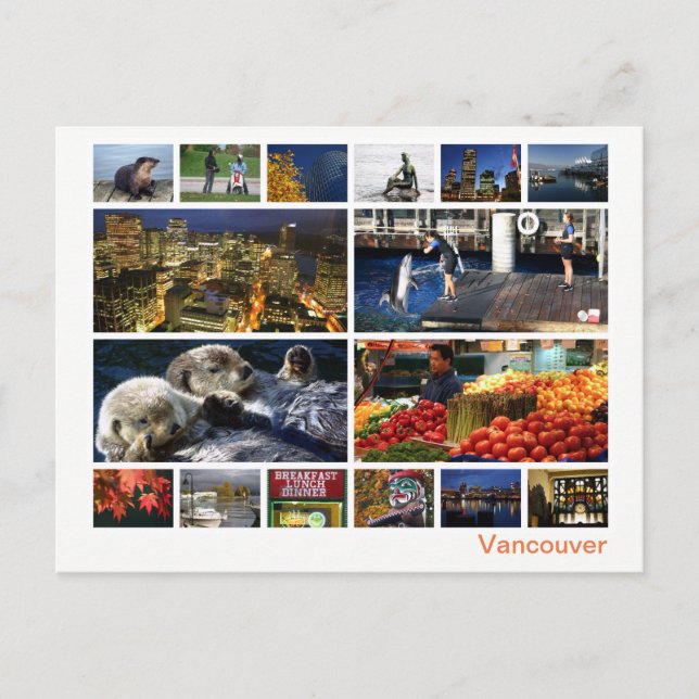 Vancouver multi-image 2 postcard (Front)