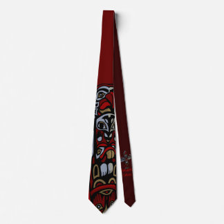 Vancouver Native Art Ties Totem Pole Neckties