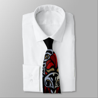 Vancouver Native Art Ties Totem Pole Neckties
