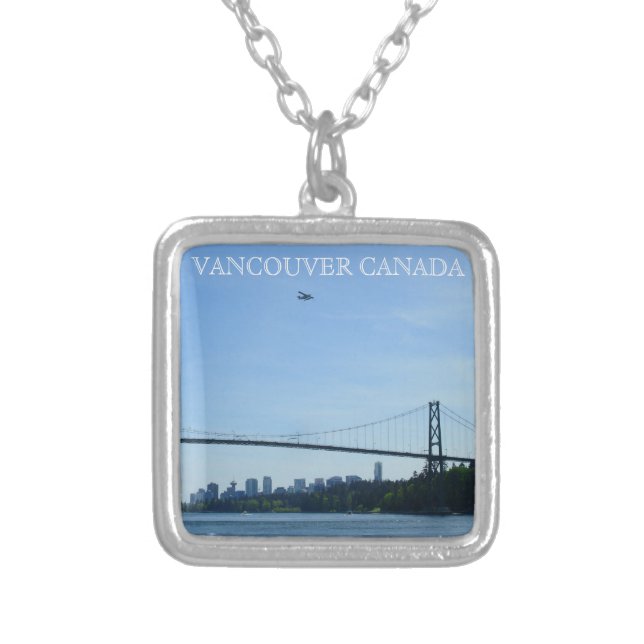 Vancouver Necklace Vancouver Canada Souvenir Gift (Front)