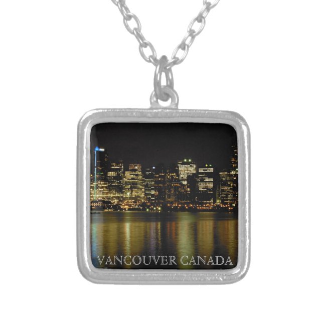 Vancouver Necklace Vancouver Canada Souvenir Gift (Front)