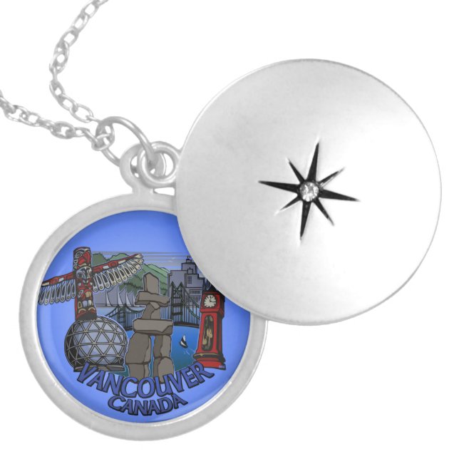 Vancouver Necklace Vancouver Canada Souvenir Gifts (Front)
