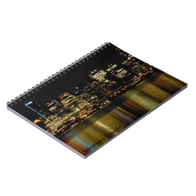 Vancouver Notebook Cityscape Souvenir Journal (Left Side)