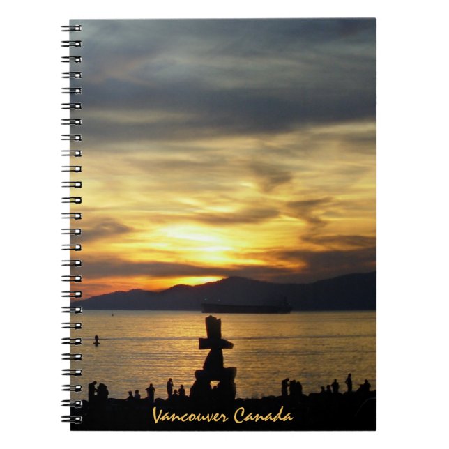 Vancouver Notebook Seascape Souvenir Journal (Front)