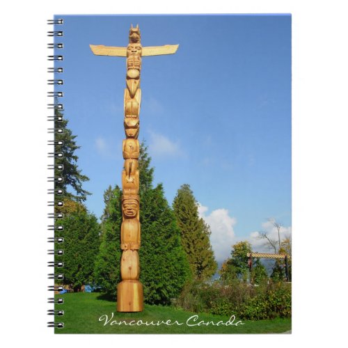 Vancouver Notebook Totem Pole Souvenir Journal