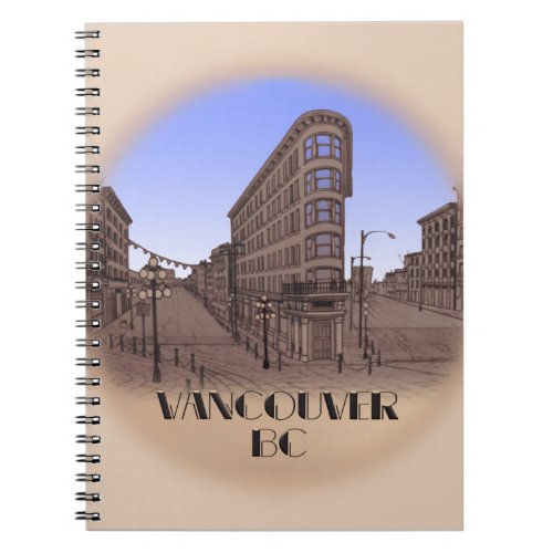Vancouver Notebook Vancouver Gastown Souvenir