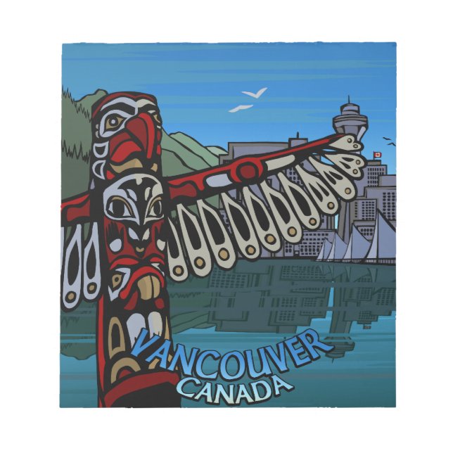 Vancouver Notepad Vancouver Native Art Souvenir (Front)