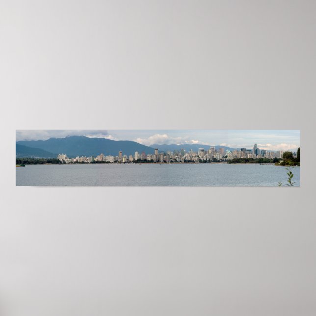 Vancouver Panorama Poster (Front)