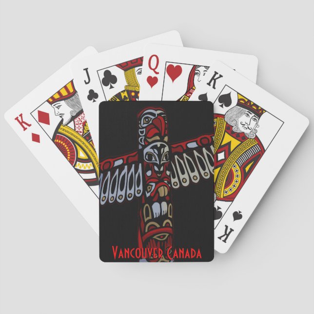 Vancouver Playing Cards Personalized Native Card (Back)