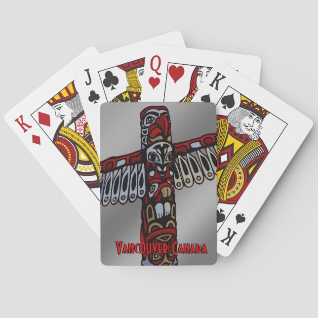 Vancouver Playing Cards Personalized Totem Card (Back)