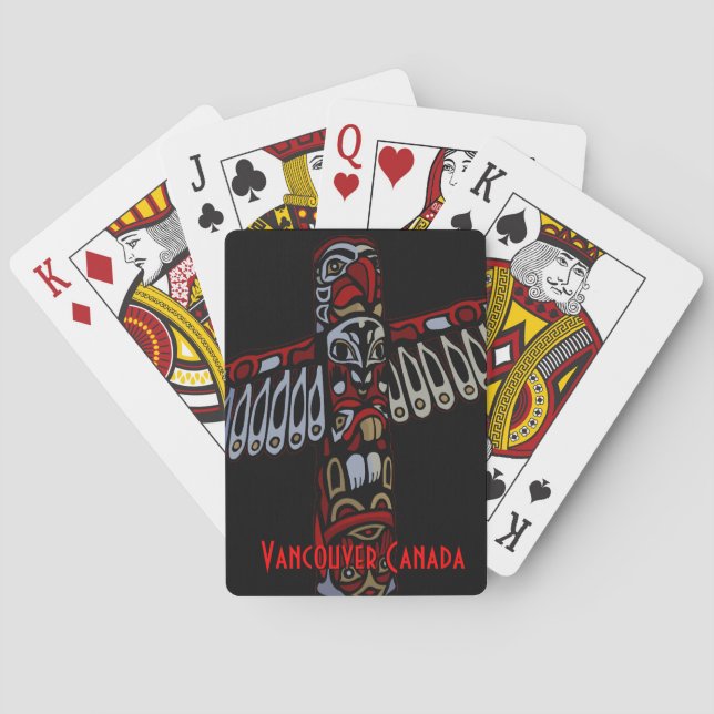 Vancouver Playing Cards Personalized Totem Card (Back)