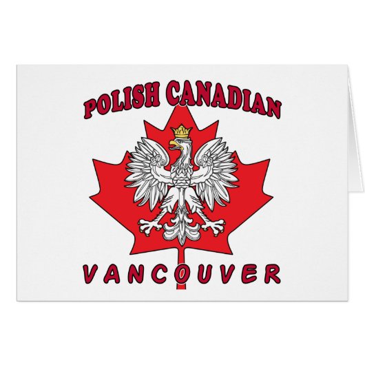 Vancouver Polish Canadian Leaf (Front Horizontal)