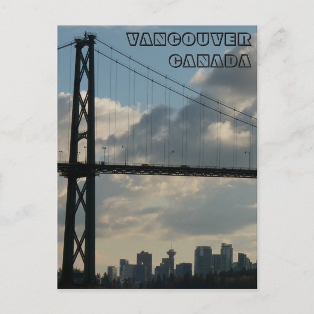 Vancouver Postcards Vancouver Lions Gate Postcards (Front)