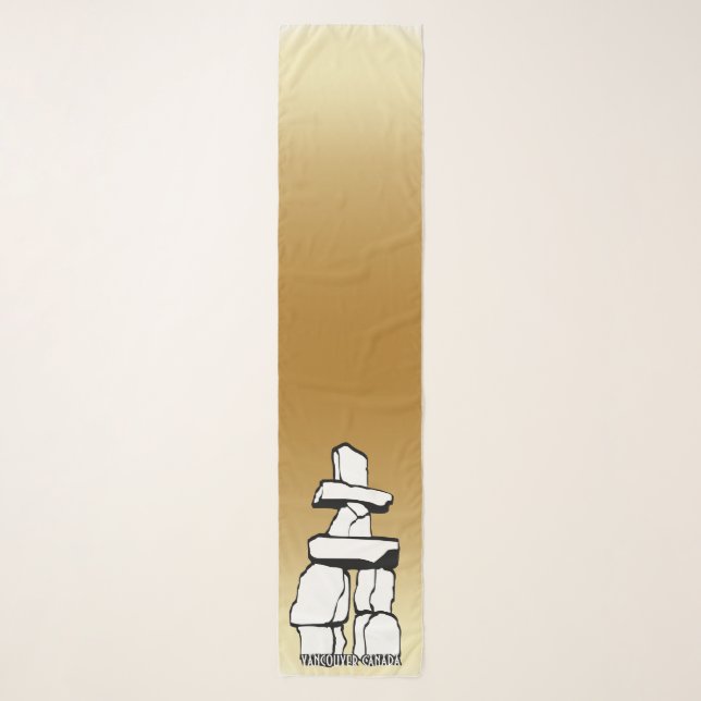 Vancouver Scarf Custom Vancouver Souvenir Scarves (Front)