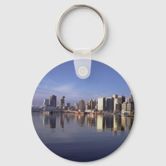 Vancouver skyline, British Columbia, Canada Keychain