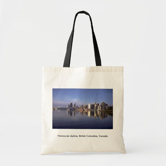 Vancouver skyline, British Columbia, Canada Tote Bag (Front)