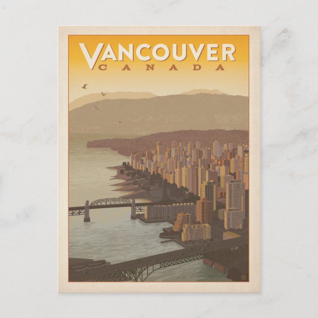 Vancouver Skyline | Canada Postcard (Front)
