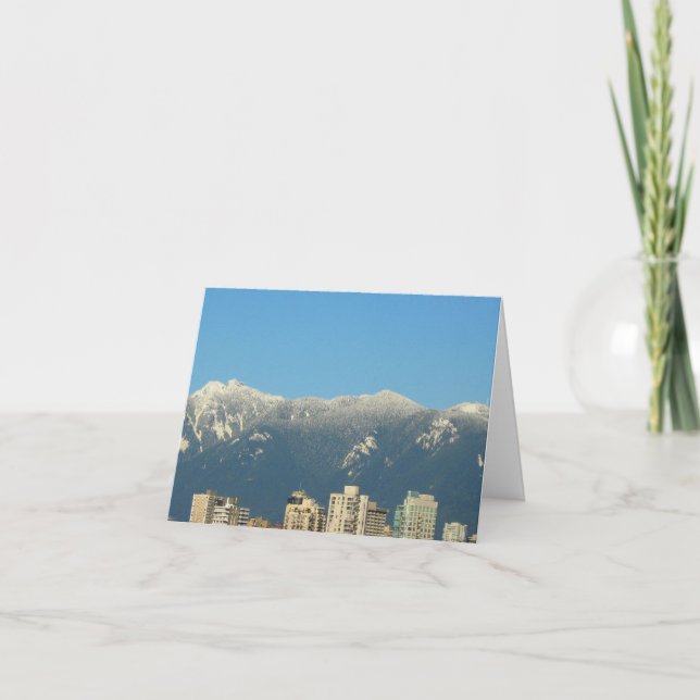 Vancouver Skyline Note Card (Front)