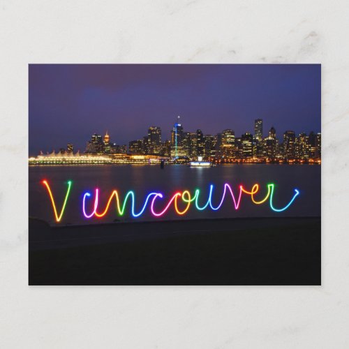 Vancouver Skyline Postcard