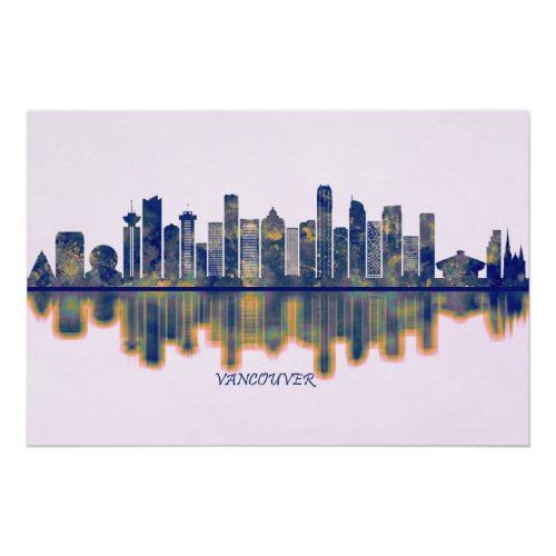 Vancouver Skyline Poster