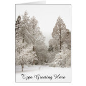 Vancouver Snow Cards Custom Canada Winter Cards (Front)