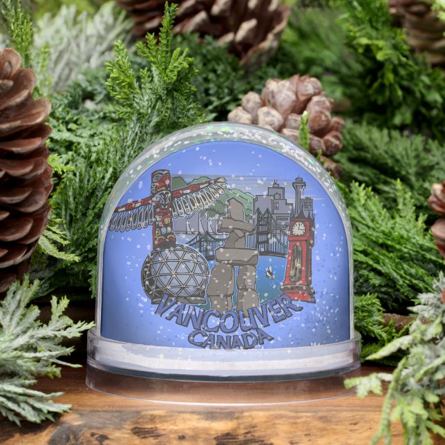 Vancouver Snow Globe Custom Vancouver Snowglobes (Winter)