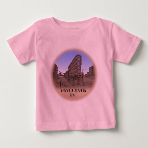 Vancouver Souvenir Baby T_shirt Gastown Baby Shirt