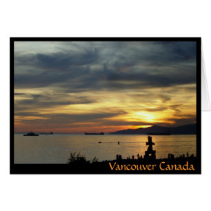 Vancouver Souvenir Cards Inukshuk Landscape Cards