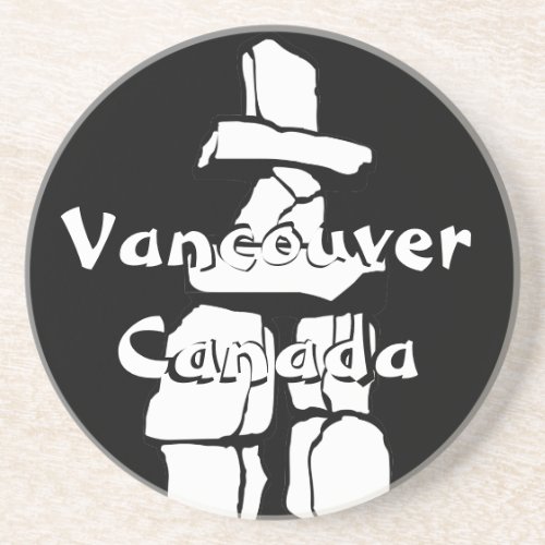 Vancouver Souvenir Coaster Inukshuk Art Coasters