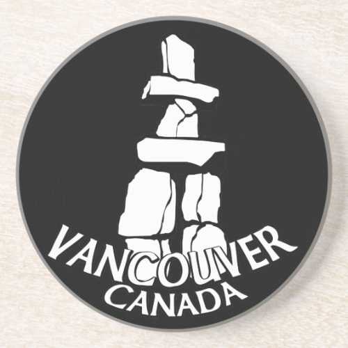 Vancouver Souvenir Coaster Inukshuk Art Coasters