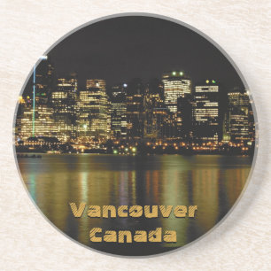 Vancouver Souvenir Coasters Vancouver Cityscape