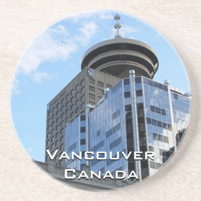 Vancouver Souvenir Coasters Vancouver Gastown Gift (Front)