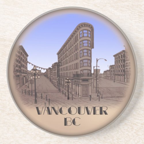 Vancouver Souvenir Coasters Vancouver Gastown Gift