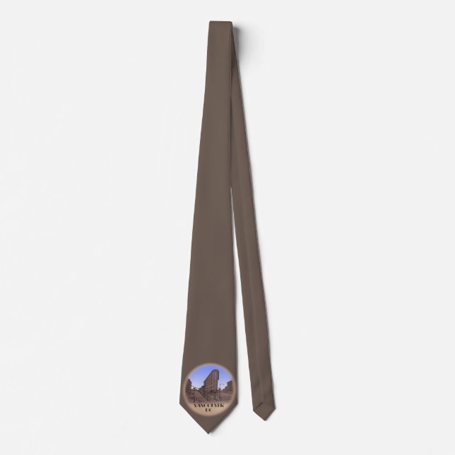 Vancouver Souvenir Gastown Tie Landmark Art Tie (Front)
