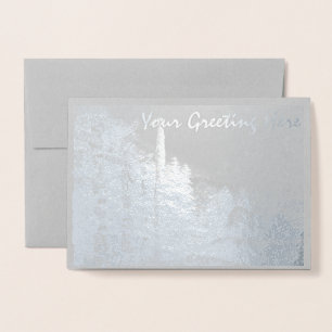 Vancouver Souvenir Greeting Cards Custom Silver