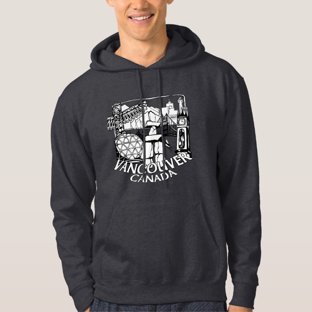Vancouver Souvenir Hoodie Vancouver Canada Hoodies (Front)