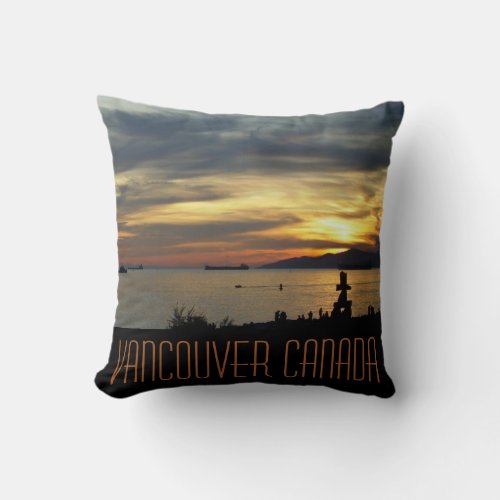 Vancouver Souvenir Pillow Vancouver Seascape Gifts