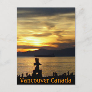 Vancouver Souvenir Postcards Inukshuk Landmark