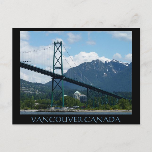 Vancouver Souvenir Postcards Lions Gate Postcards (Front)