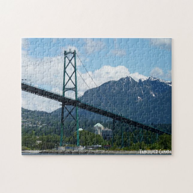 Vancouver Souvenir Puzzle Custom Vancouver Gifts (Horizontal)