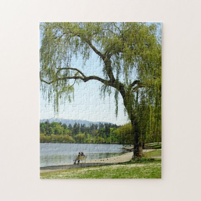 Vancouver Souvenir Puzzle Lost Lagoon Romance (Vertical)