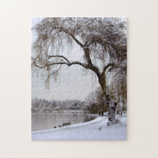 Vancouver Souvenir Puzzle Lost Lagoon Winter