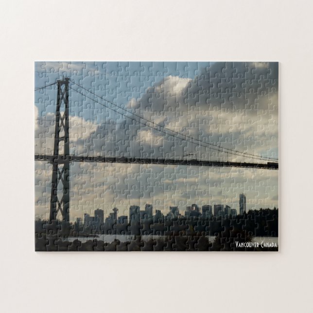 Vancouver Souvenir Puzzle Vancouver Lions Gate (Horizontal)