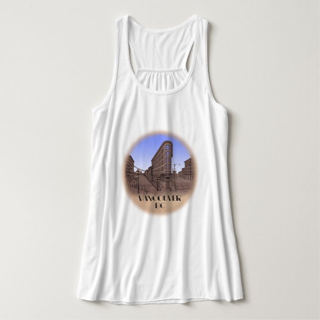Vancouver Souvenir Shirt Women's Gastown Tank Top (Design Front)