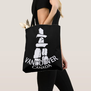 Vancouver Souvenir Tote Bag Landmark Art Bags