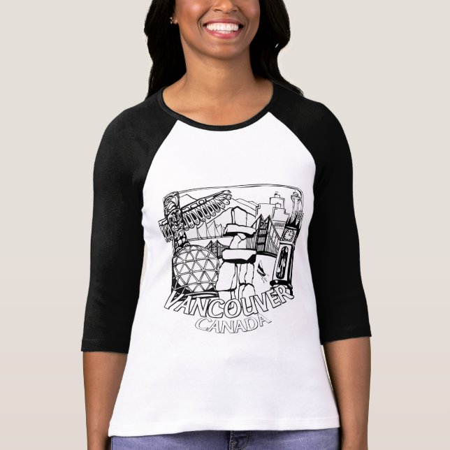 Vancouver Souvenir Women's Vancouver Jersey T-Shirt (Front)